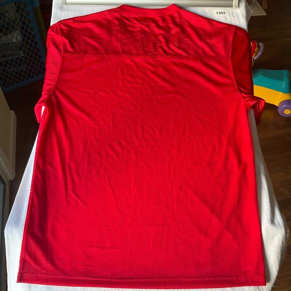 A4 Men’s Short Sleeve T-shirt size L, Solid Red - Picture 7 of 7